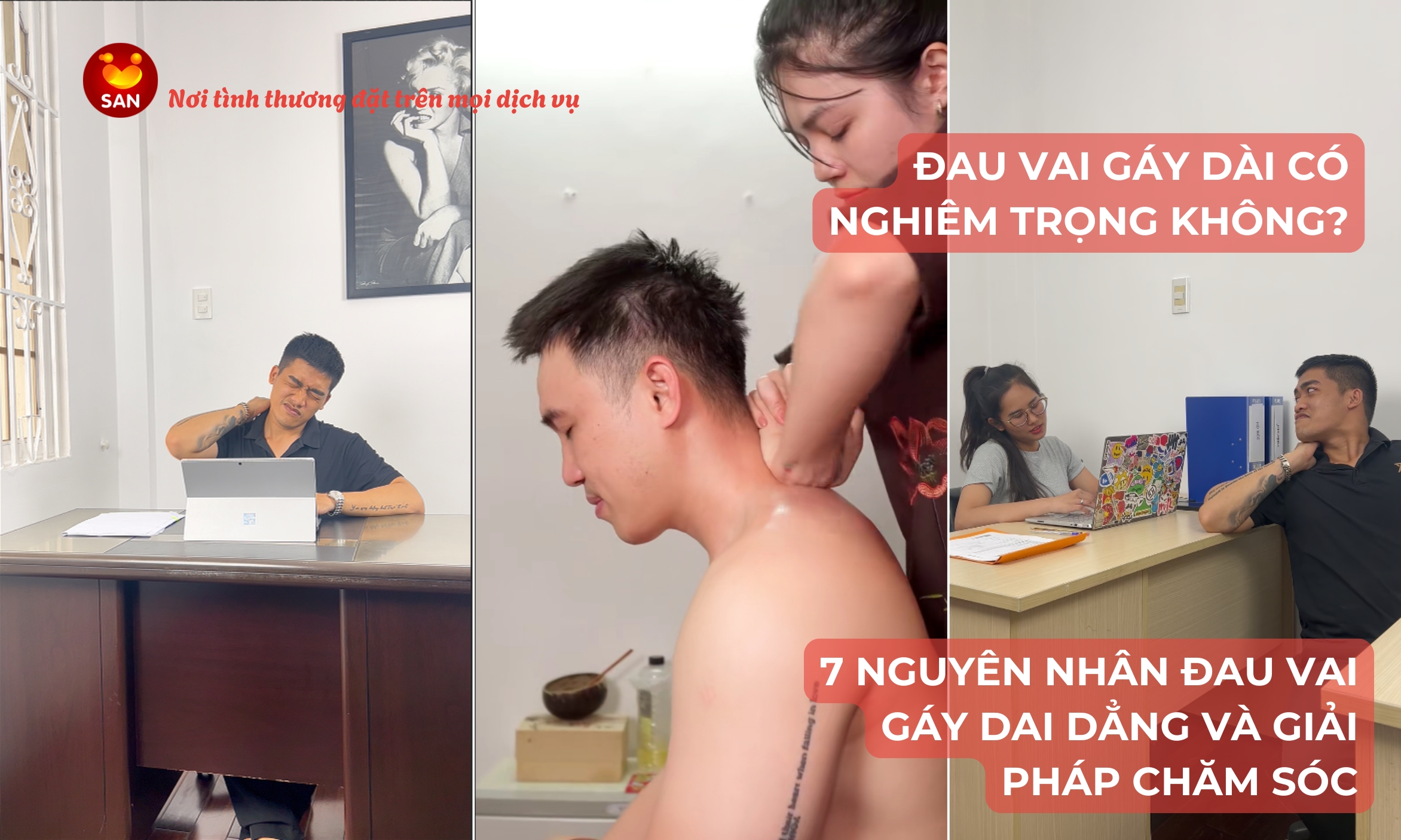 Đau vai cổ gáy