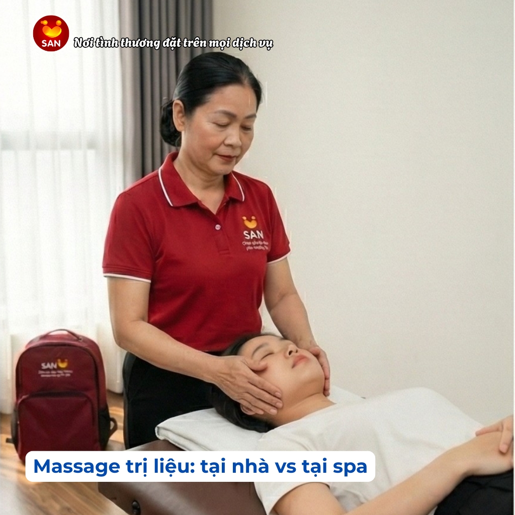 Massage trị liệu tại nhà