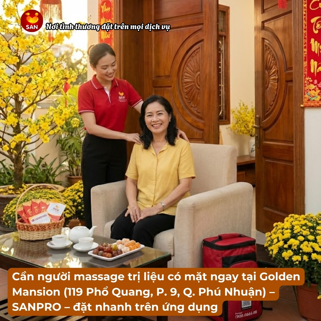 massage trị liệu tại nhà